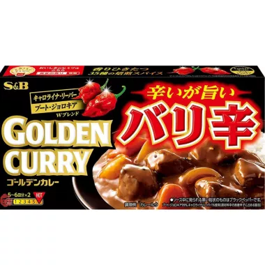 S&B Bali Spicy Golden Curry Paste 60x198g JP