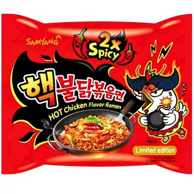 SAM YANG 2x Spicy Extremely Hot Chicken 40x140g KR