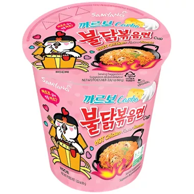 SAMYANG H.Chicken Carbo Flavor Ramen (Cup) 30x80g KR