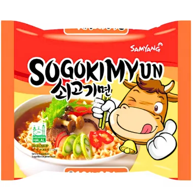 SAM YANG Sogokimyun Ramen Beef 20x120g KR