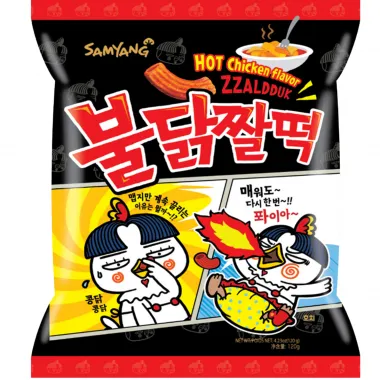 SAMYANG Crispy Zzaldduk Spicy Chip 24x120g KR