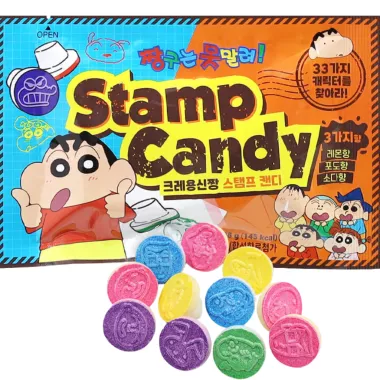 SHINCHAN Stamp Candy 4x30x38g TW