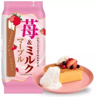 SWEET FACTORY White Strawberry (M) Castella 12x3x90g JP