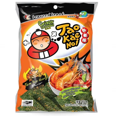 TAOKAENOI Crispy Seaweed Tom Yum 8x3x59g TH