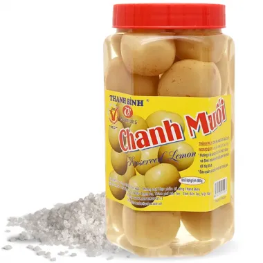 THANH BÌNH Pickled Salted Lime: Chanh Muối 12x900g VN