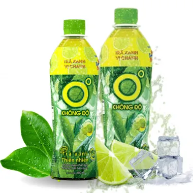 THP Green Tea Drink: Trà Xanh Không Độ 24x455ml VN