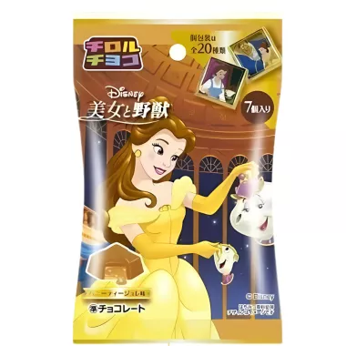 TIROL Disney Beauty & Beast Chocolate Biscuit 10x12x46g JP