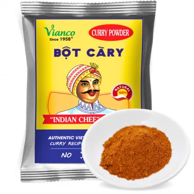 VIANCO Curry Powder: Bột Cà Ri 10x100g VN
