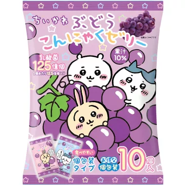 YOKOO Chiikawa Grape Konjac Jelly 12x150g JP