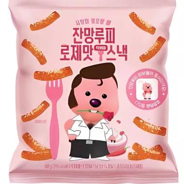 ZANMANG Rose Tteokbokki Snack 12x80g KR